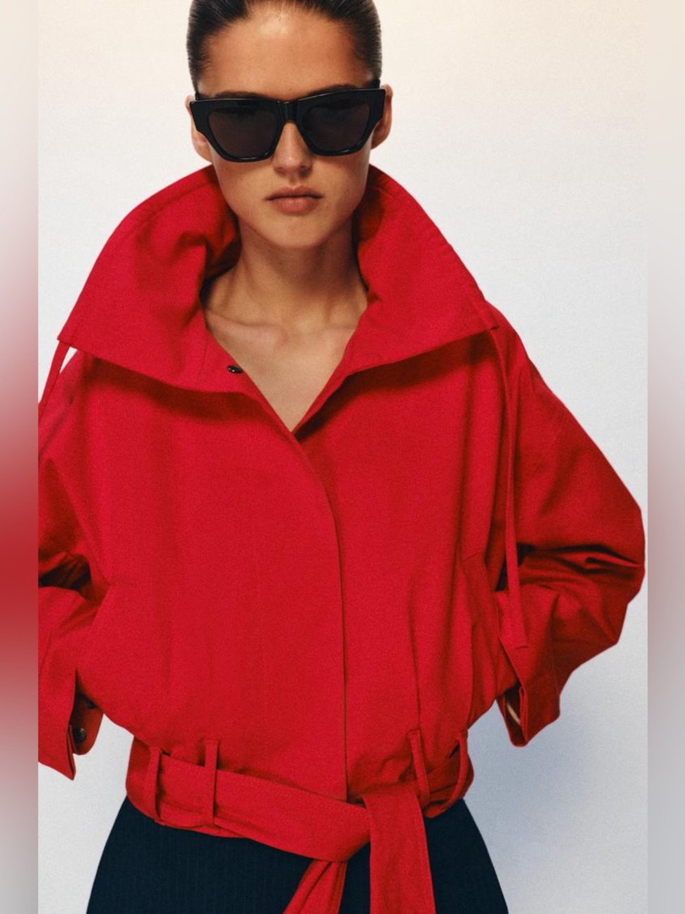 Zara ZW Collection Belted Jacket